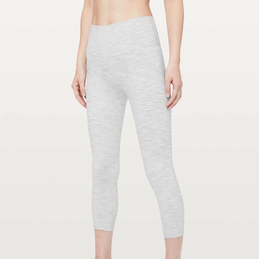 Lululemon Wunder Under Crop (High-Rise) *Luxtreme 21" Wee Are From Space Nimbus